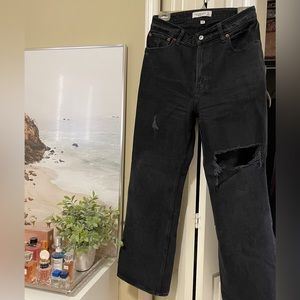 Abercrombie & Fitch Curve Love 90s Ultra High Rise Relaxed Jeans